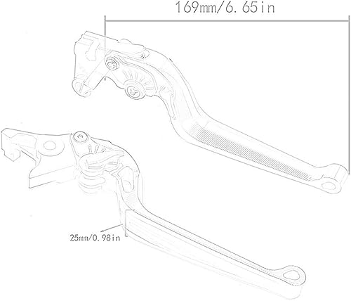 Miniatura 9 de Krace Palancas de freno de embrague motocicleta para Kawasaki VERSYS 300X Versys300 2017-2018 Ninja 400 Ninja400 2018 verde