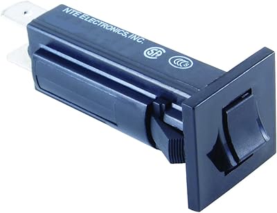NTE Electronics R59-0.5A Thermal Circuit Breaker, Fuse Holder Type, 0.250