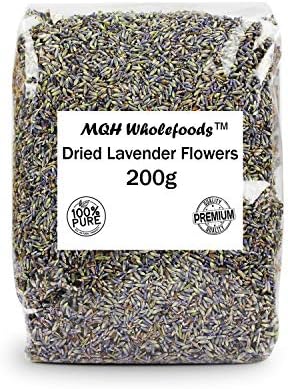 MQH Wholefoods Dried French Lavender Flowers Loose Fresh Natural Genuine Scent Pot Pourri Premium Quality! (25g)