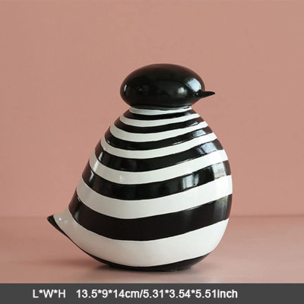 Figuras de Animales Creativas nórdicas, Escritorio, Sala de Estar, Entrada, decoración de Escritorio, gabinete de TV, gabinete de Vino, decoración del hogar, Manualidades, pájaro Blanco