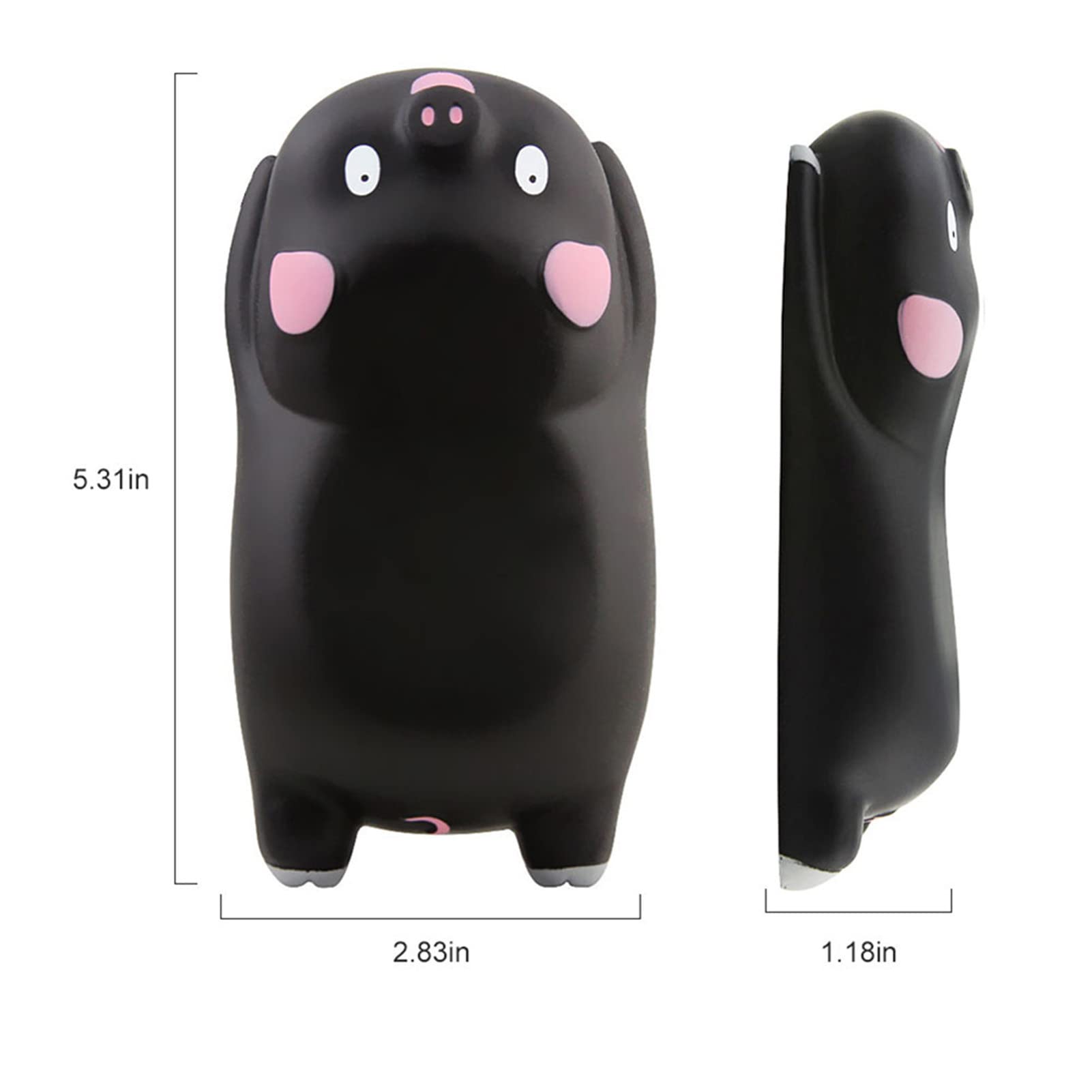 Small Wrist Rest Mouse Pad, Mini Cute Pig Ergonomic Mousepad Memory