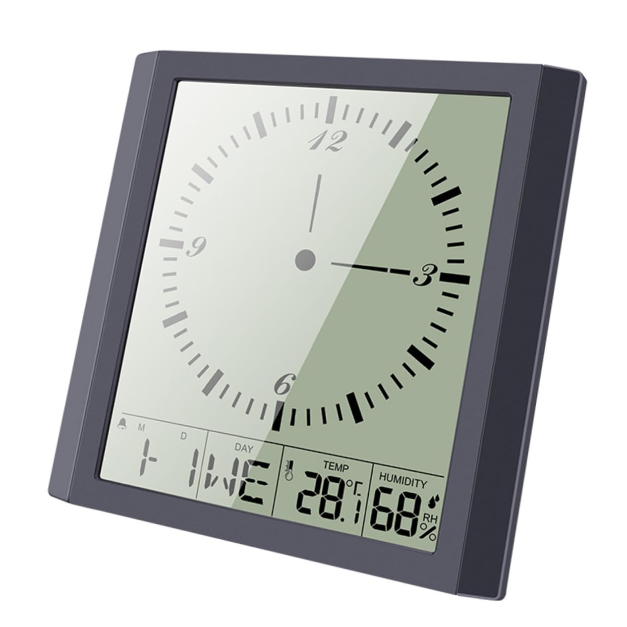 Horloge murale numérique LCD : fini les pannes grâce au grand écran lisible