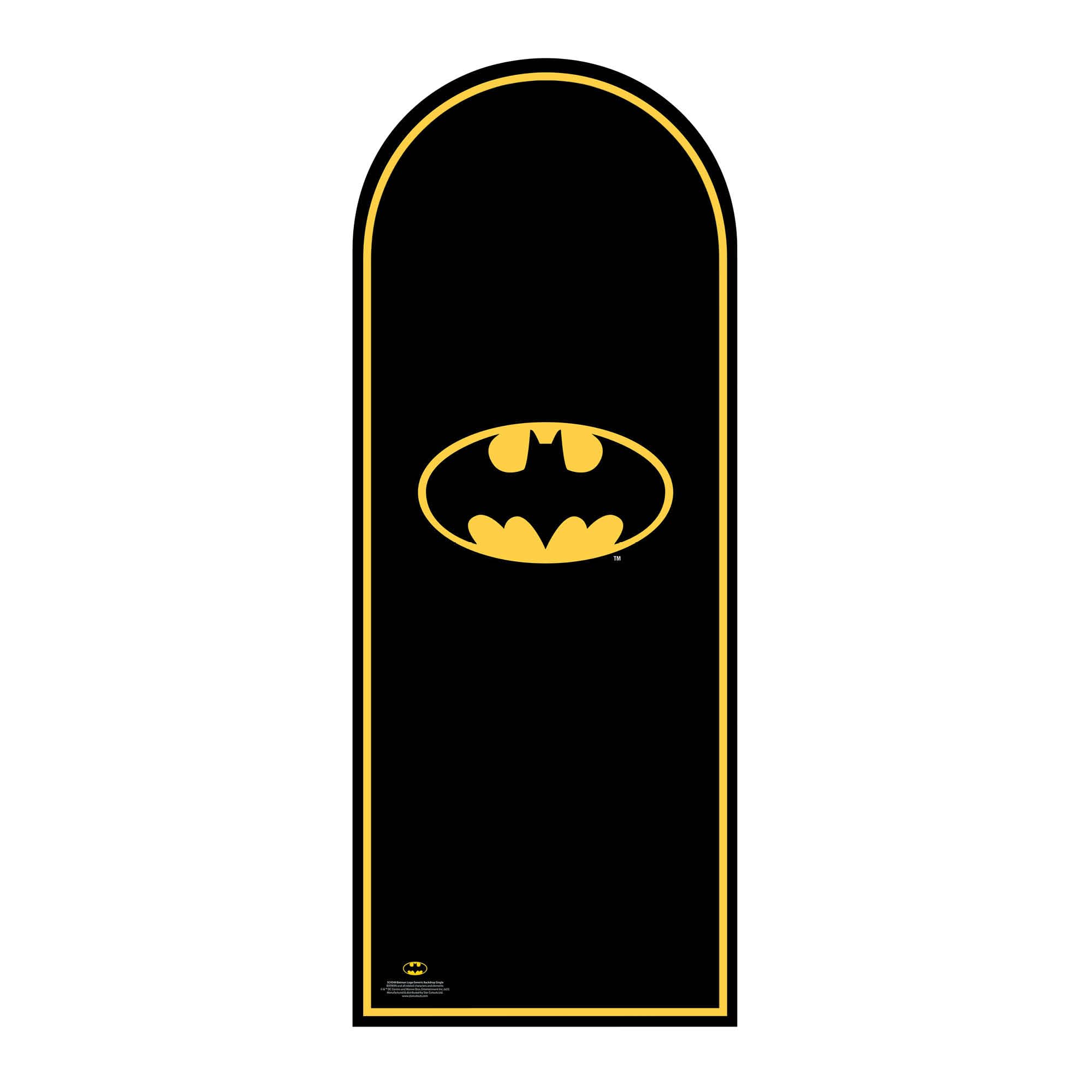 Batman Logo Toile de Fond Accessoire Décoratif pour Planche à Voile