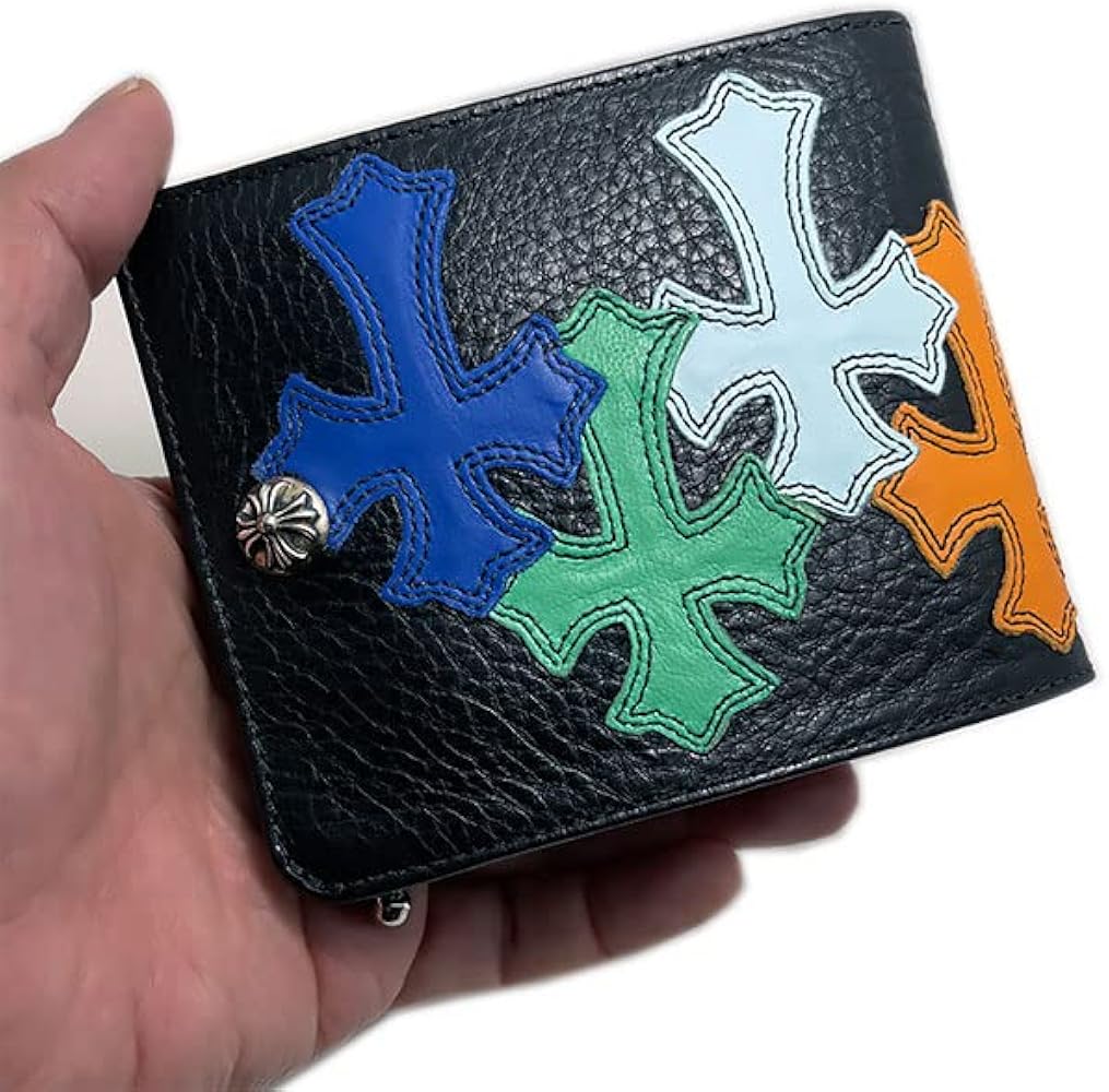 【希少品】Chrome Hearts ♡モチーフ wallet Amazon.co.jp: Chrome Hearts Wallet One Snap Cross Button Black