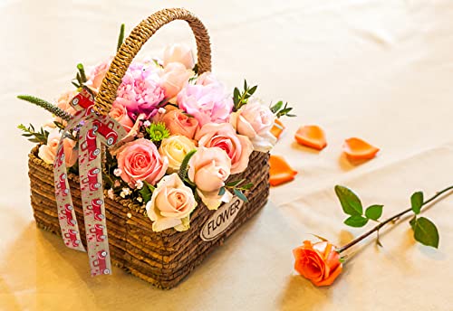 Valentine's Day Wired Ribbon, 2.5" 10 Yards Red Truck Burlap Ribbon For Gift Wrapping Red Pink Heart Buffalo Ribbon For Home Decor, Gift Wrapping, Tree Topper Bow, Wreath, Wedding, Diy Crafts #TOP3