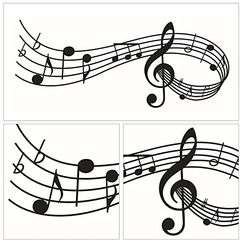 DIY Decorative Wall Sticker for Living Room Bedroom, Living Room, Children's Room, TV Background, Hallway, Classroom, Music (2 Pieces) - Image 3