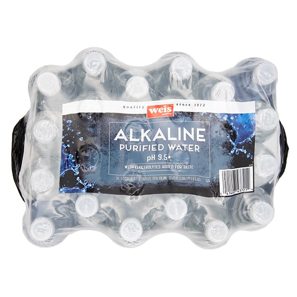 Weis Quality Alkaline Purified Water with Electrolytes 24 Pack
