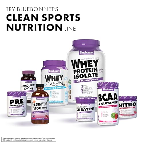 Image of BlueBonnet Nutrition Micronized Creatine Monohydrate 5 g - Supports Lean Muscle Mass* - Non-GMO, Vegan, Kosher Certified, Gluten-Free, Soy-Free, Milk-Free - Unflavored, 10.58 OZ, 60 Servings
