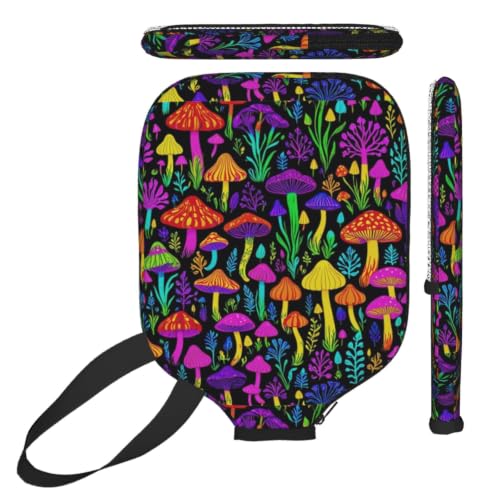 Elastic Mushroom Pickleball Paddle Cover Fit Most Paddles