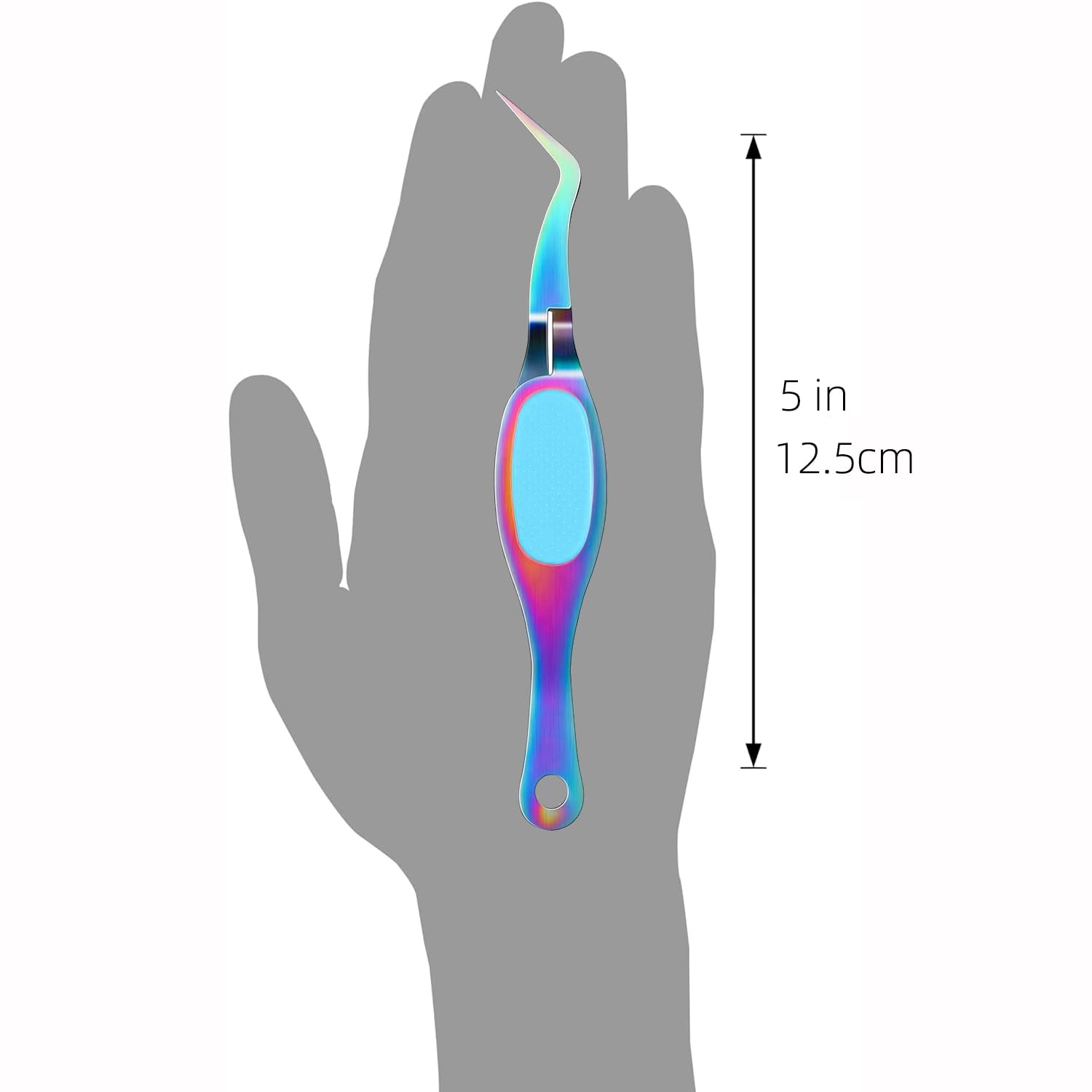 Image secondaire de Lot de 3 pinces à épiler en acier inoxydable pour nail art et loisirs créatifs