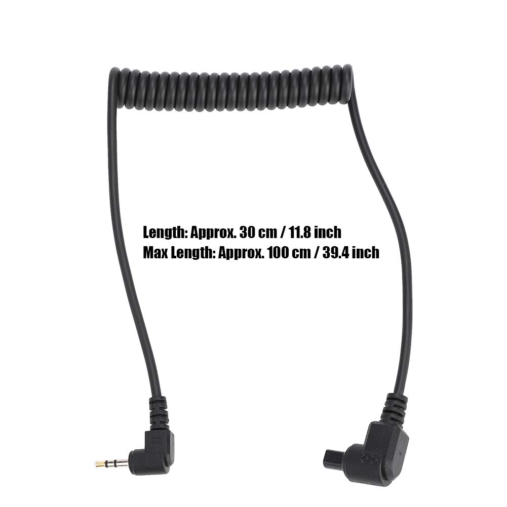 2.5mm-C3 kabel migawki zdalnego sterowania migawki kabel do Canon 7D 6D 5D2 5D3 5D 50D 40D 30D 20D 10D 1D 1DX 1Ds Mark3, 1D Markiv, D60 / 30 1vEOS-1v, HS/EOS-