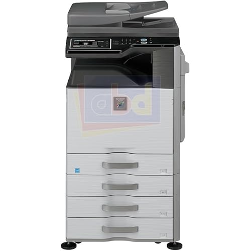 Sharp MX-5141N Ledger/Tabloid-Size Color Copier - 51ppm, Copy, Print, Scan, Network, Wi-Fi, USB, Keyboard, 4 Trays, Center Exit Tray, 100% Consumables