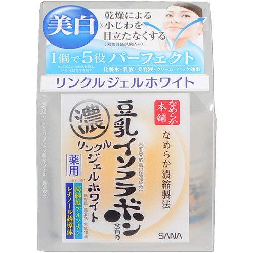 Tokiwa Pharmaceutical Sana Smooth Honpo Soymilk isoflavone-containing medicated wrinkle gel white 100g x 36 points set