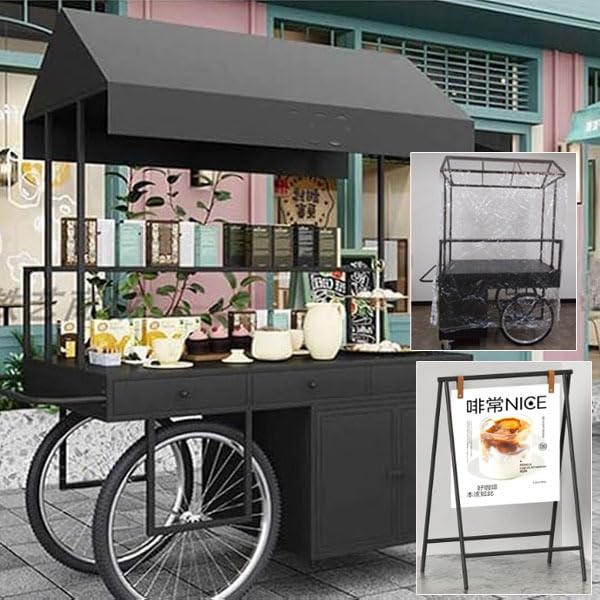 Amazon.co.jp: miragueキッチンカー キッチンカート 屋台 屋台