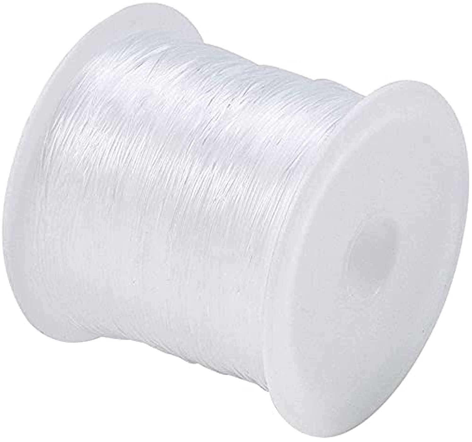 Nylon Thread, 90M Clear Nylon Invisible Thread String Non Stretchy Beading Threads for DIY Jewelry Making, 0.25mm