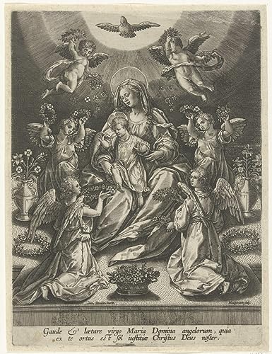 Toile Christophe Colomb Jan Van Der Straet 50x70cm pour décoration salon