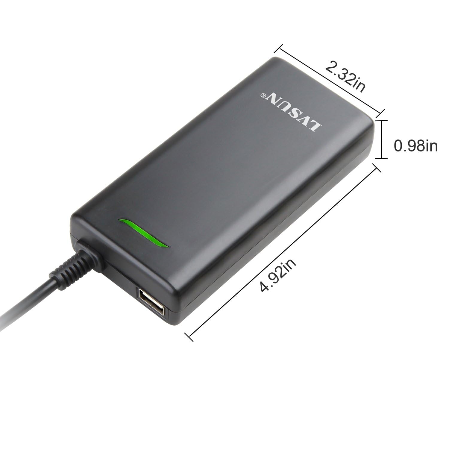 Universal Laptop Charger 90W, Slim AC Adapter Power Supply Cord with USB Port for Mobile Phones| Tablet Compatible with Dell Lenovo Toshiba Acer Asus Gateway IBM and Most Notebooks