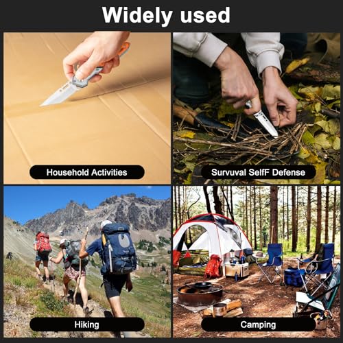 Spring-Assisted-Folding-Knife-Camping-Knife-10PACK-Wooden-Handle-Fathers-Day-Gift