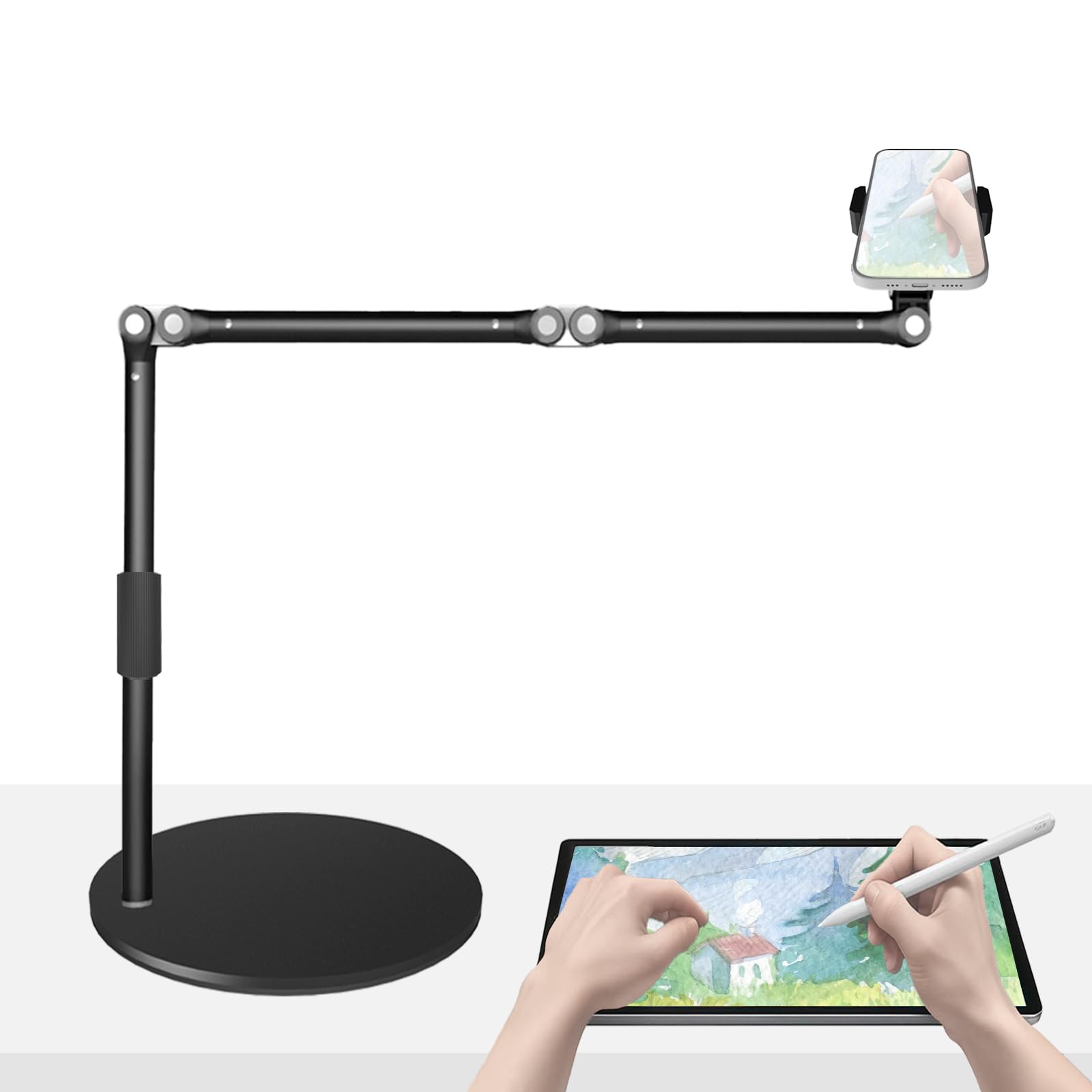 Amazon.co.jp: スマホスタンド スマホ アーム スタンド 卓上 俯瞰撮影