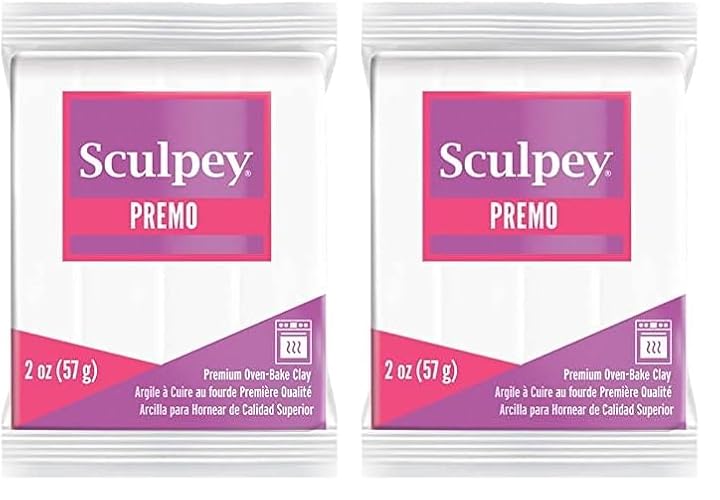 sculpey white x 2