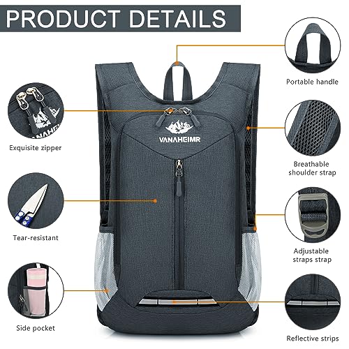 Mochila de senderismo plegable ligera Esup 15L miniatura 3
