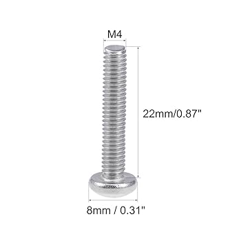 Amazon.com: uxcell M4x22mm Machine Screws Pan Phillips Cross