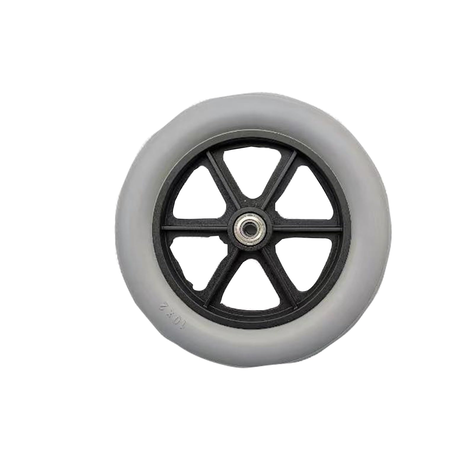 10-calowe pełne koło, 8-calowe przednie koło Elektryczne akcesoria do wózków inwalidzkich Płynna i wygodna jazda(Gray,10inches)