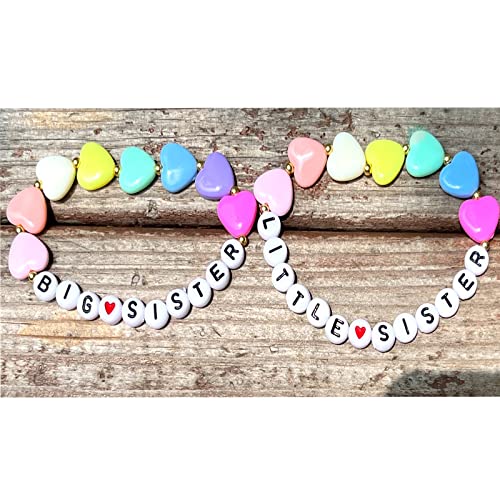 Image of Sister's Big Bracelet Gift, Little Girls' Sister Jewelry