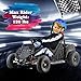 Electric Go Kart, 48V Powered Ride On Car, Steel Tubular Frame, Seat Belt, 13 inch All-Terrain Tires, Parental Speed Control, Max 20 Mph (Black)