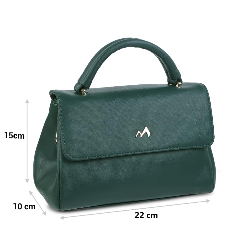 Image of Metro Women Classic Textured Handbag with Detachable Strap