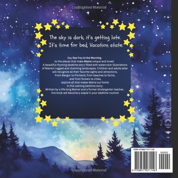 See You in the Morning Maine!: A beautiful rhyming bedtime story about Maine written by a Maine teacher! - Image 2