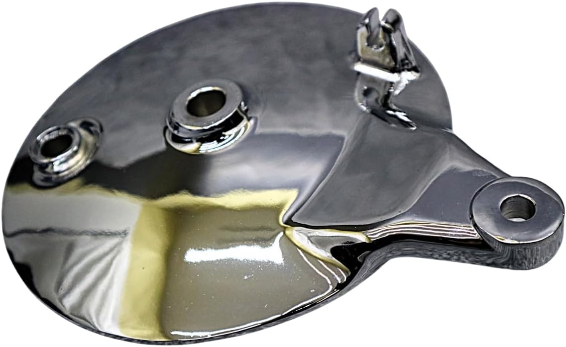 GS400 ブレーキパネル メッキ スポーク用/リア用 ドラムパネル