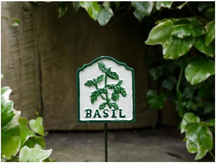 Metal Herb Markers Plants Labels Garden Sign Outdoor Herbs Tags Heavy Duty (Chives), youth large / 11-13, White