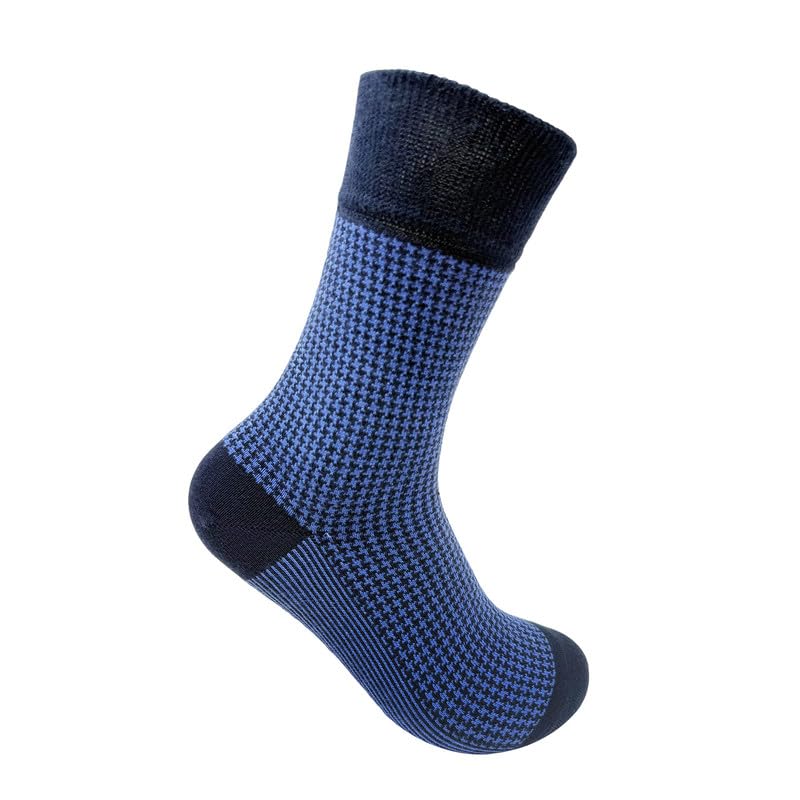 Image of Mint & Oak Long Socks For Men, Soft Cotton Calf Length Socks, Colorful Sock Gift For Men, Full Length & Odour Free, Funky Socks - Gift Box of 3