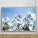 DORCEV 7x5ft Snow Mountain Backdrop Cold Winter Scenic Alpine Peak Ski Nature Landscape Travel Photo Studio Props