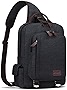 S-ZONE Mens Sling Bag Chest School Shoulder Backpack Satchel Outdoor Crossbody Pack