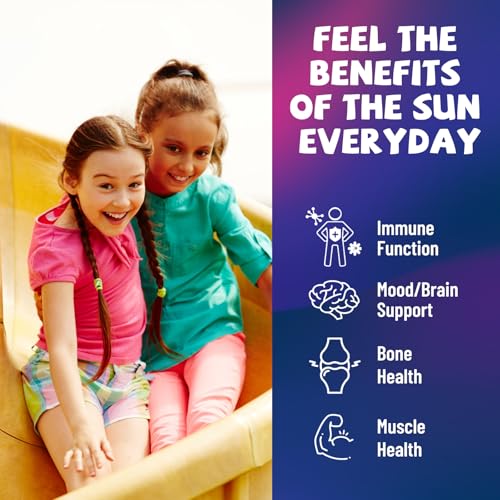 Image of 2PCS Vitamin D3 K2 Drops for Kids - Liquid Supplement with Magnesium for Calcium Absorption, Teeth & Heart - Non-GMO, Vegan, Strawberry, 4 Fl Oz - Kids Ages 4+