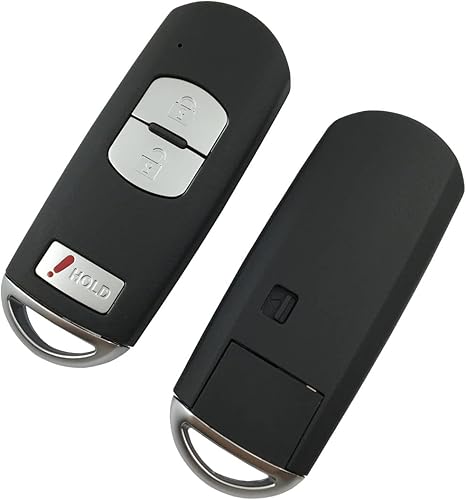 Miniatura 8 de Funda de repuesto para llavero Mazda 3 6 2014-2019 SKE13D-01 sin llave remota de entrada sin llave con hoja sin cortar (4 botones)