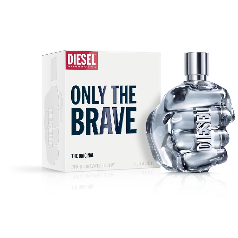 Only The Brave, Iconic Eau de Toilette Aftershave, Perfume For Men, The Original Fresh Men's Fragrance, Citrus Woody Fragrance with Lemon, Mandarin, Leather & Cedar
