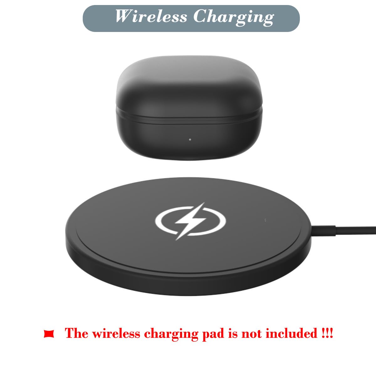 Ladehülle für Samsung Galaxy Buds 2 Pro SM-R510, Ersatz-Ladehülle mit USB-C-Kabel für Galaxy Buds 2 Pro Ohrhörer