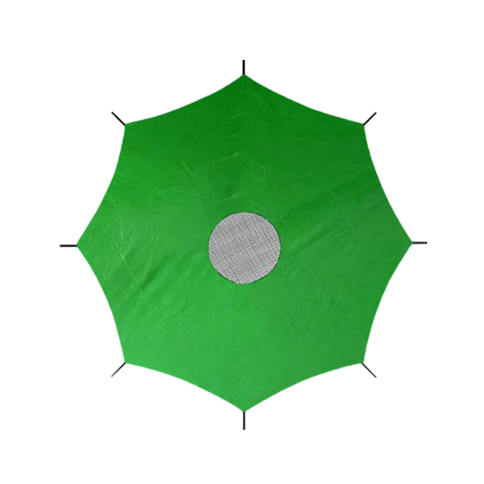 Colaxi Trampoline Shade Cover Only Tearproof Summer Reliable Outdoor Trampoline Canopy Awning Sun Protection for Backyard, 14FT for 8 Poles