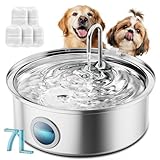 Oneisall Pet Water Fountain with 5 Set F...