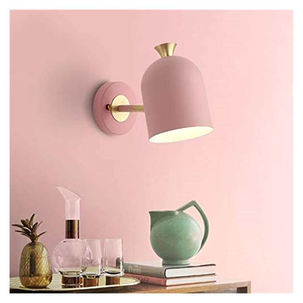 HXYSXHJUO Modern Indoor Wall Lamps & Sconces Nordic Aluminum Bedroom Bedside Mount Light Fixture E26/E27 Base for Living Room Lighting