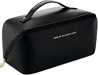 Necessaire Feminina Grande para Viagem e Uso Diário – Frasqueira Bolsa de Maquiagem, Organizadora Multiuso Premium