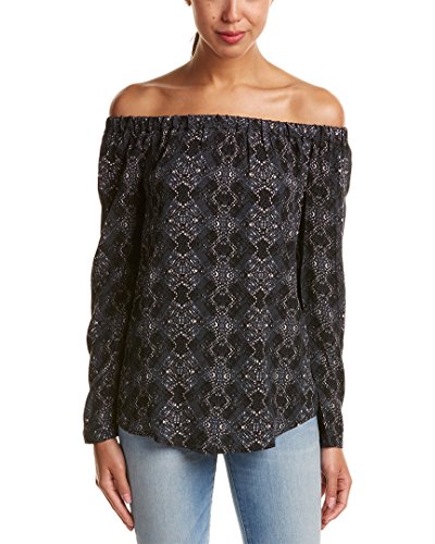 Michael Stars Python Print Off The Shoulder Blouse Oxide Sm (Us 4-6) #TOP15