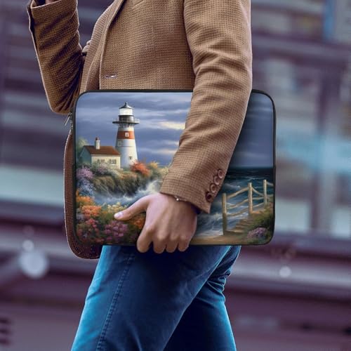 Funda para portátil 17 pulgadas a prueba de golpes con tejido impermeable y gran amortiguación 6