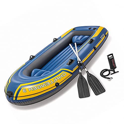 Botes inflables, Bote Inflable con remos para niños, balsas inflables de Alta Resistencia, Bote Inflable para Pesca
