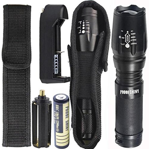 Koly 5000 lúmenes G700 LED linterna zoom X800 Militar Lumitact cargador de batería de la antorcha