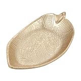 HAKIDZEL 1pc Leaf Shaped Wooden Snack Tray Dried Fruit Serving Plate for Home and Restaurant Decor Elegant Tea Tray for Fruits and Treats Attractive Decorative Tableware