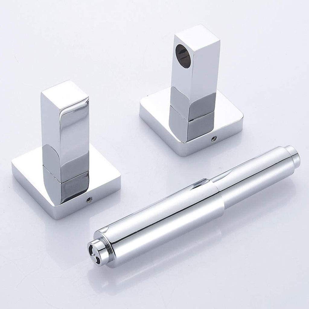 Stały uchwyt na papier toaletowy, Stainless Steel Toilet Paper Holder Towel Chrome 60x205x45mm